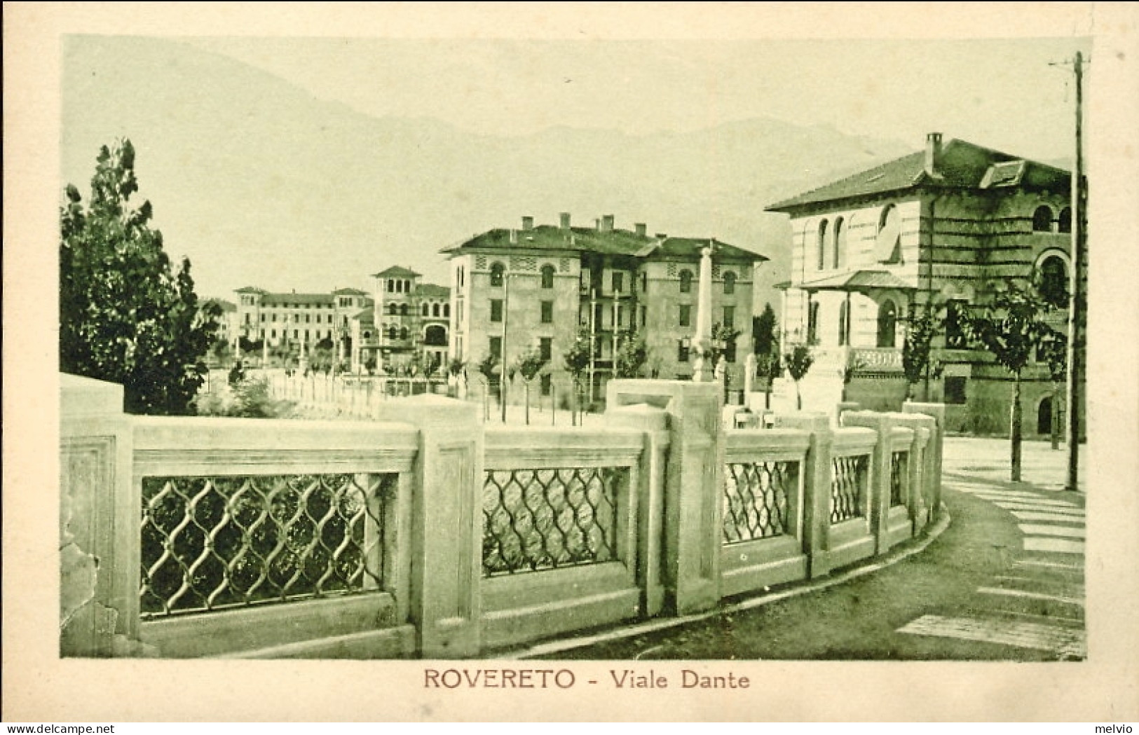 1930-circa-Rovereto (Trento) Viale Dante - Trento