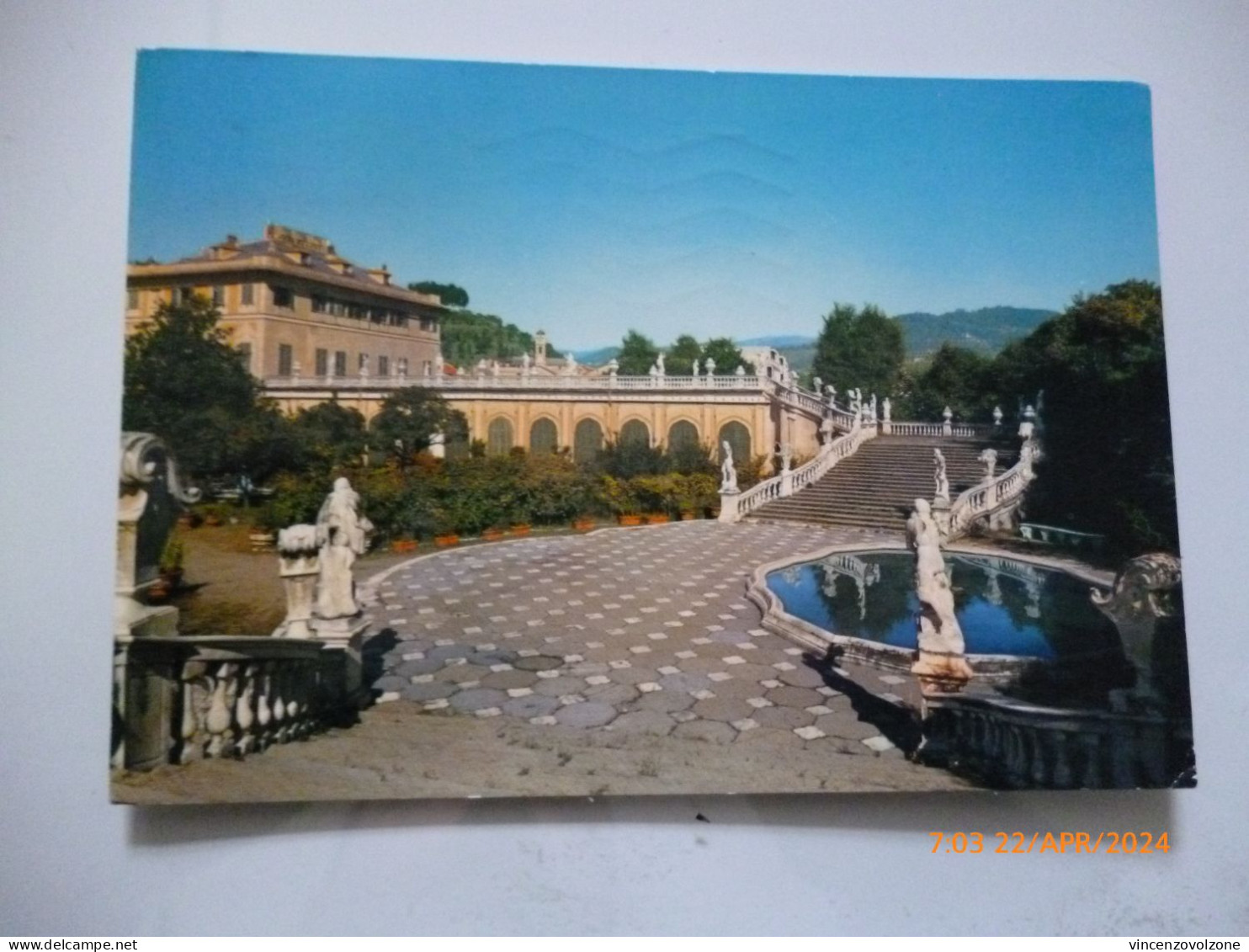 Cartolina Viaggiata "ALBISSOLA Villa Gavotti" 1974 - Savona