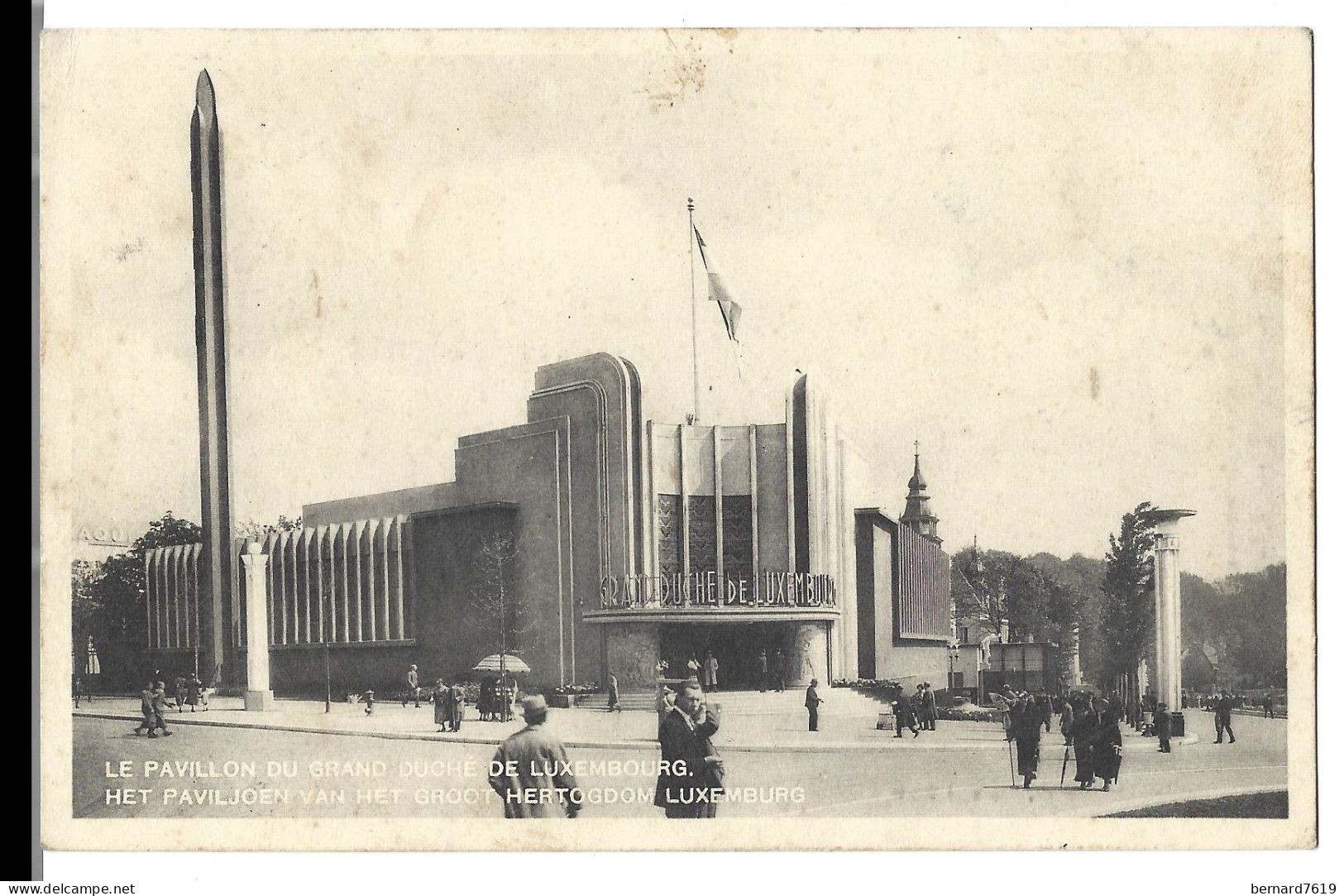 Belgique -   Exposition  De 1935 -  Le Pavillon Du Grand Duche De Luxembourg - Expositions Universelles