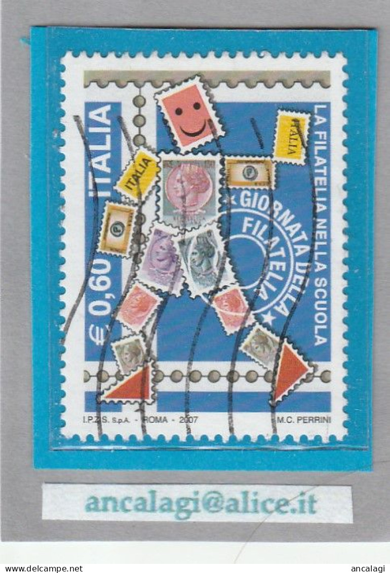 USATI ITALIA 2007 - Ref.1074 "FILATELIA NELLA SCUOLA" 1 Val. - - 2001-10: Usados