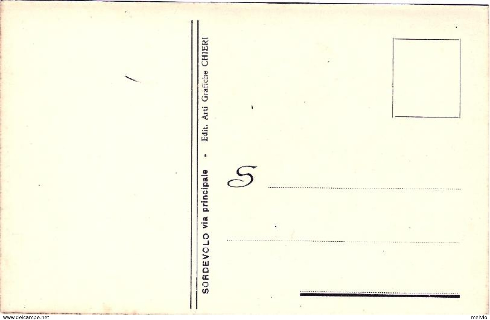 1930ca.-"Sordevolo Biella Via Principale"non Viaggiata - Biella