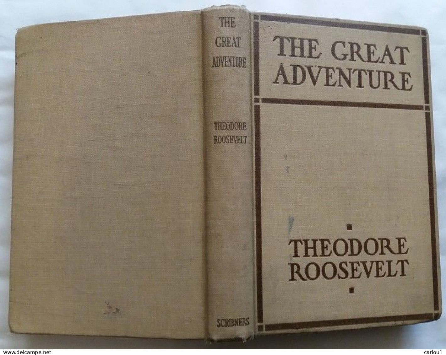 C1 USA Theodore ROOSEVELT The GREAT ADVENTURE 1919 Port Inclus France EN ANGLAIS - 1900-1949