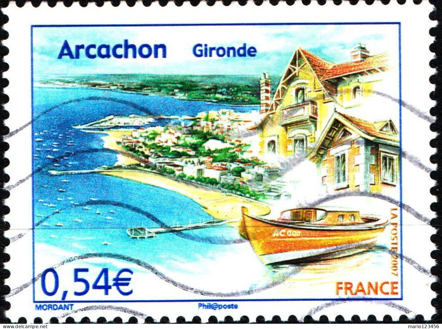 FRANCIA, FRANCE, TURISMO, 0,54 Fr., 2007, FRANCOBOLLI USATI Yt:FR 4057, Mi:FR 4265, Scott:FR 3291 - Gebruikt