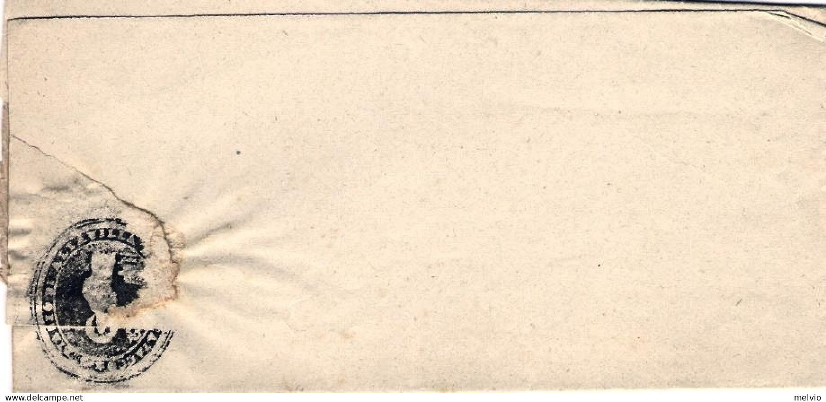 1889-piego Affrancato 20c.Umberto I Annullo A Linee E Annullo Ad Un Cerchio "Alt - Storia Postale