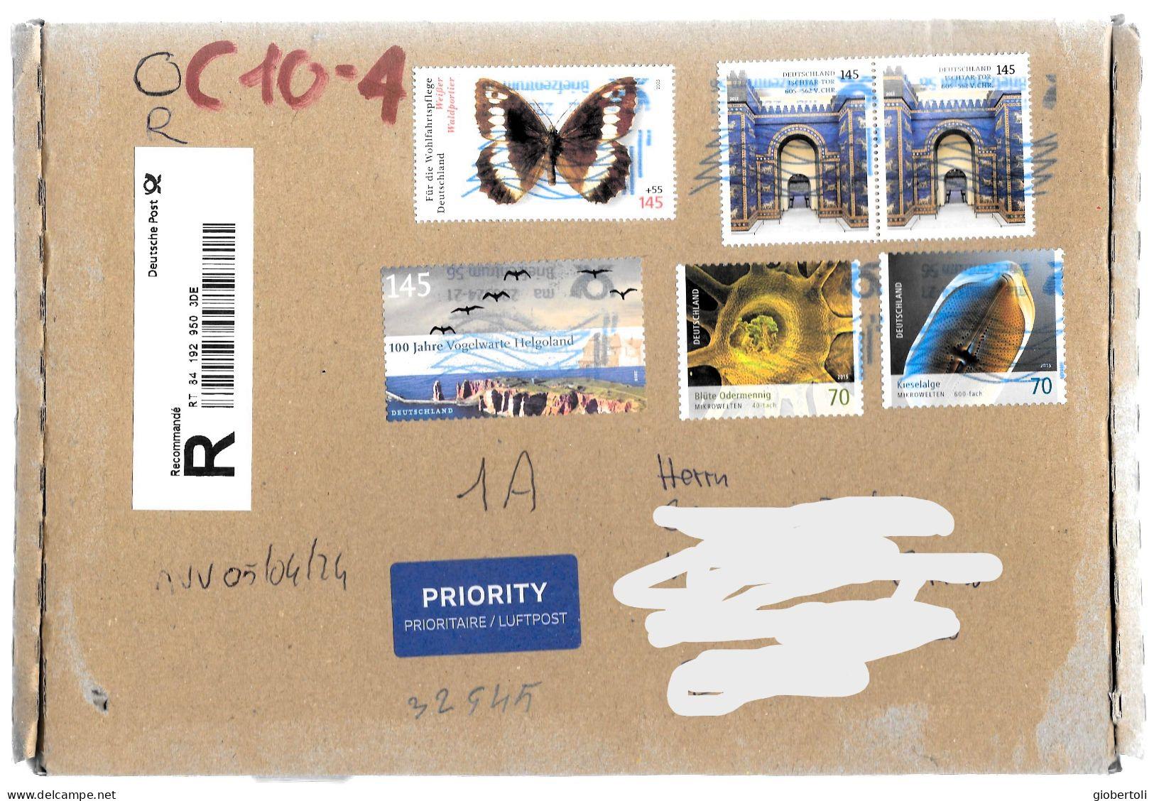 Germania/Germany/Allemagne: Pacchetto Raccomandata, Registered Package, Colis Recommandé - Storia Postale