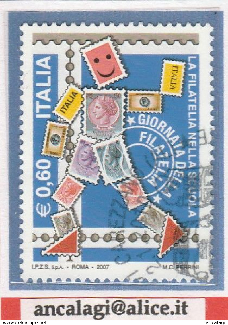 USATI ITALIA 2007 - Ref.1074B "FILATELIA NELLA SCUOLA" 1 Val. - - 2001-10: Gebraucht