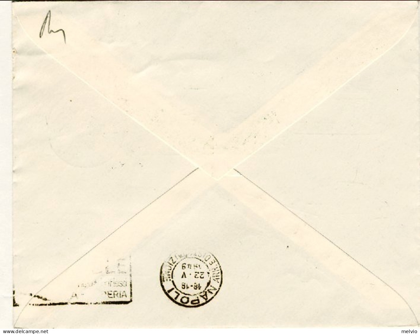 1949-Belgique Belgium Belgio Cat.Pellegrini N.307 Euro 120, I^volo Sabena Bruxel - Cartas & Documentos