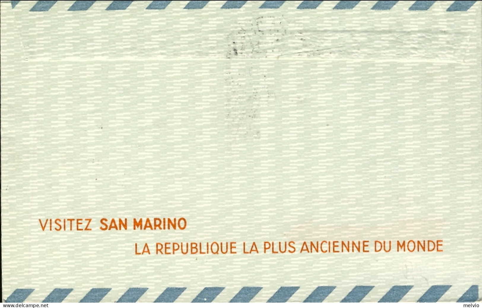 San Marino-1950 Cat.Filagrano Euro 250, Dispaccio Aereo Biglietto Postale L.55 G - Luftpost