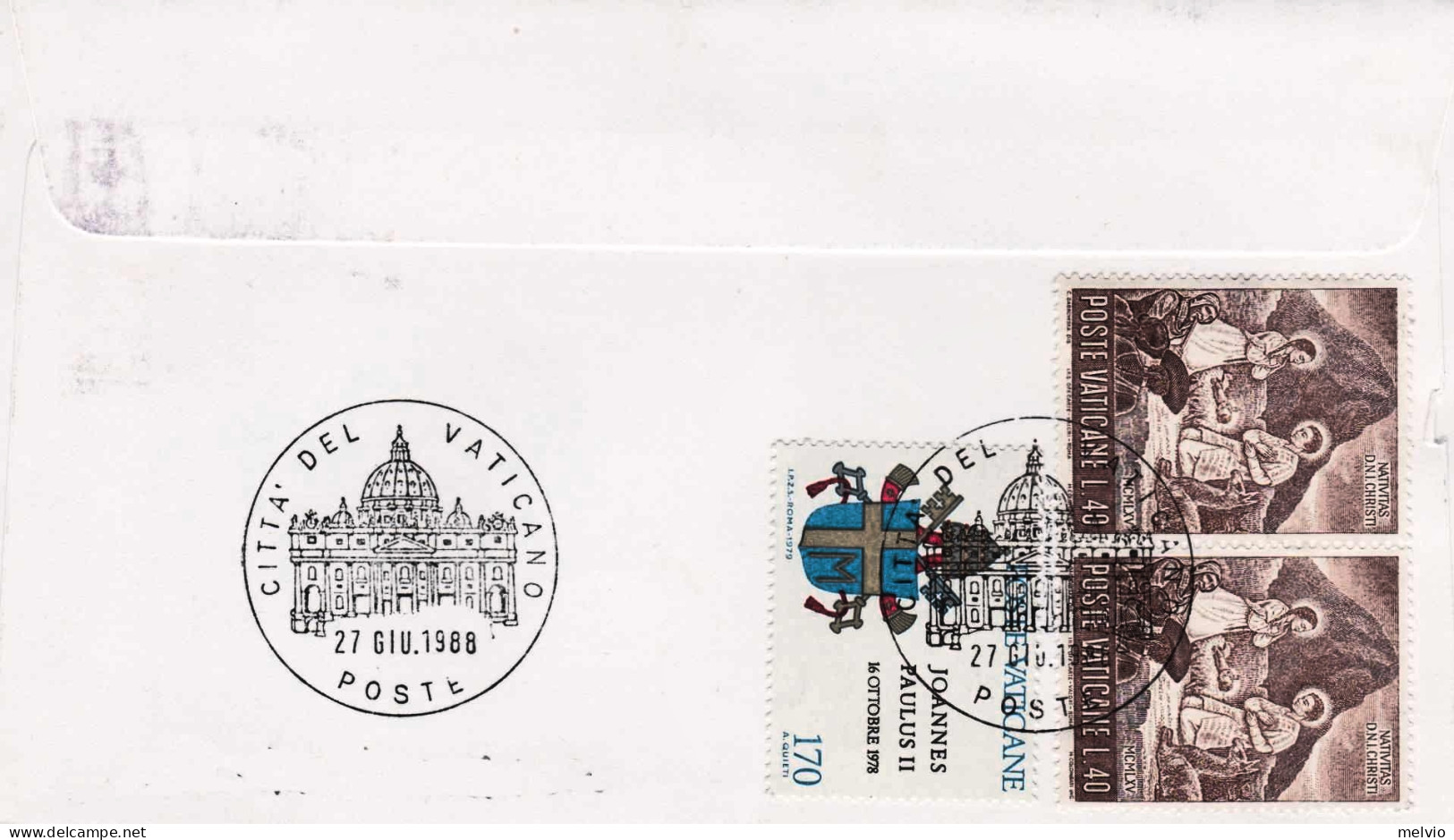 1988-Austria Volo Di Rientro Di S.S.Giovanni Paolo II^ Da Innsbruck - Autres & Non Classés