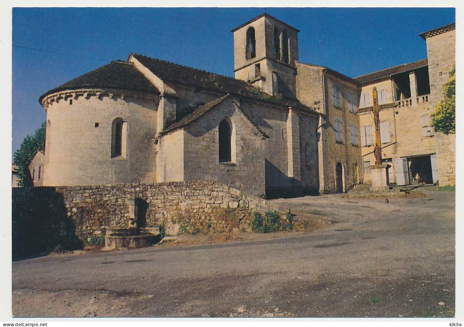 CPSM 10.5 X 15 Ardèche LES VANS Alt. 170 M. L'église De Chambonas - Les Vans