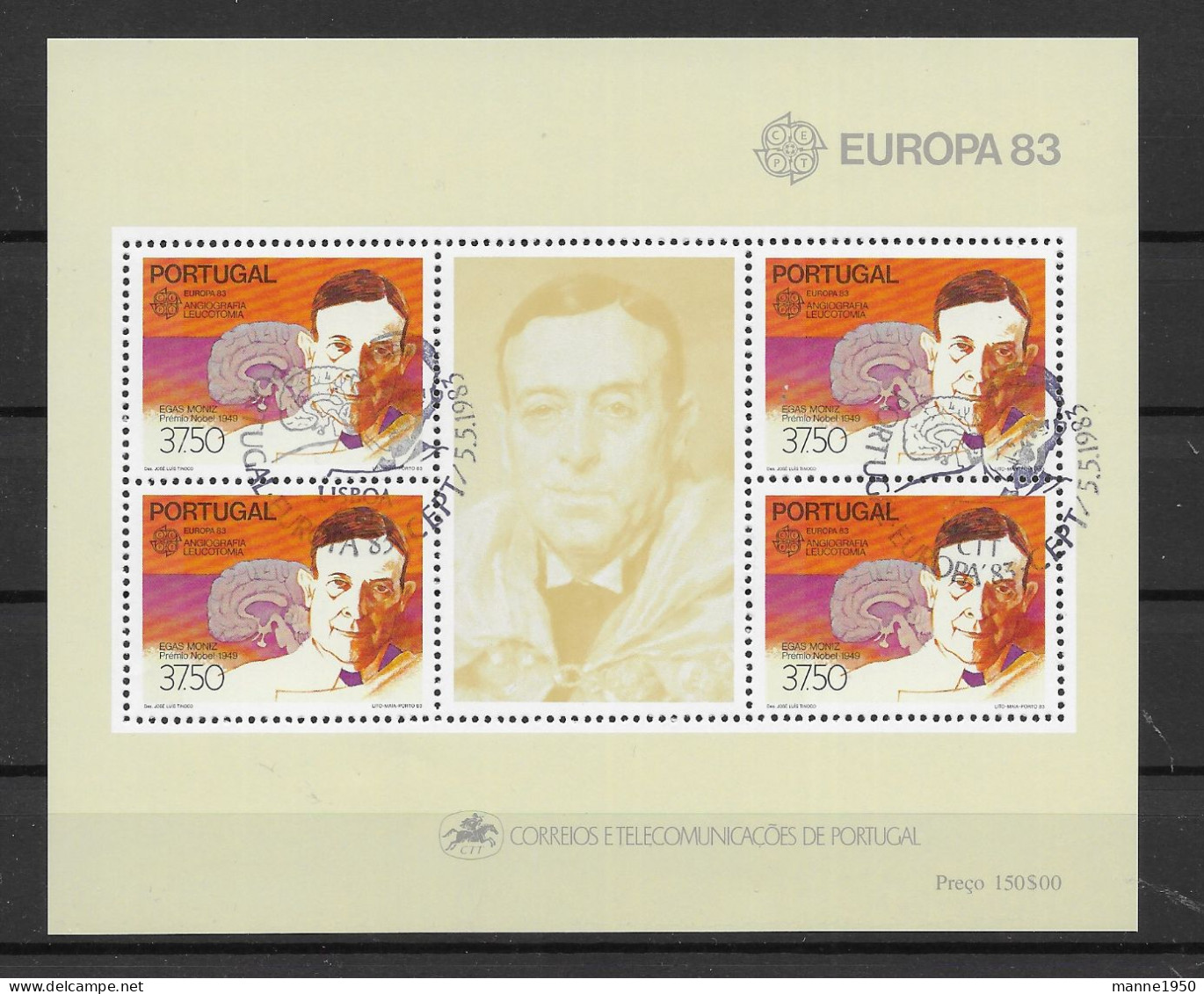 Portugal 1983 Europa/Cept Block 40 Gestempelt - Blocks & Sheetlets