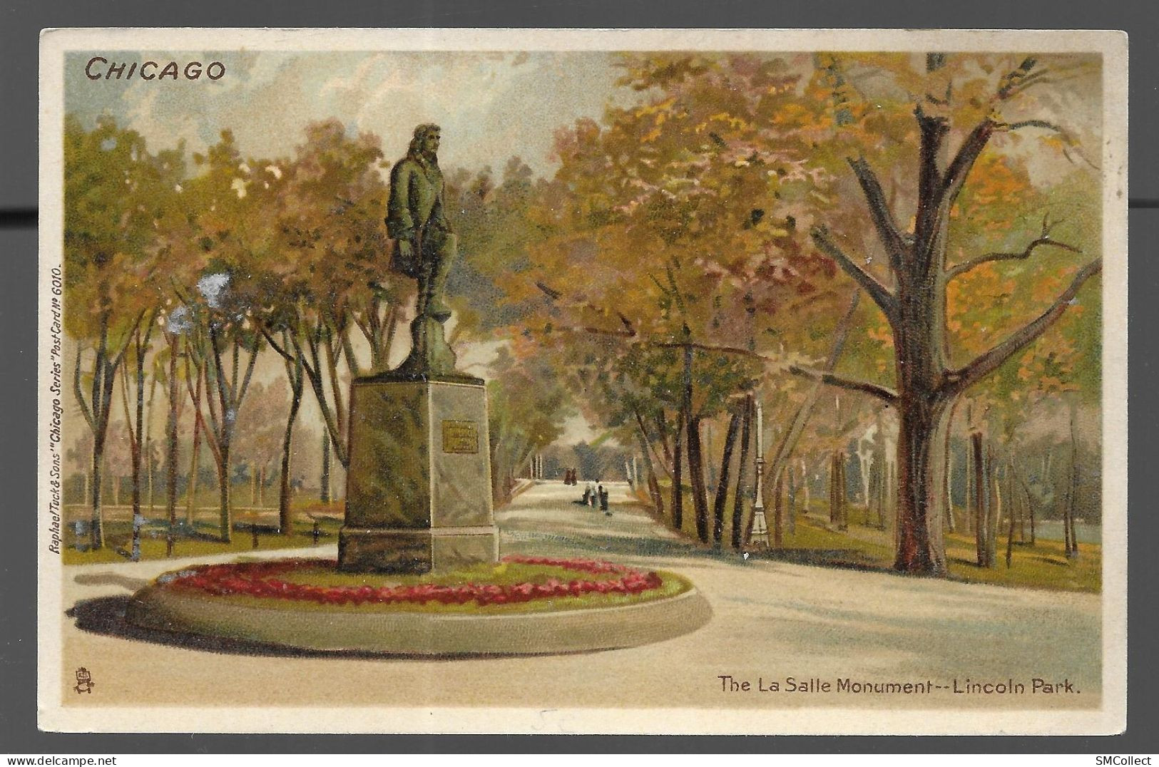 Chicago. Raphaël Tuck & Sons "Chicago Séries" The La Salle Monument, Lincoln Park (A18p61) - Chicago