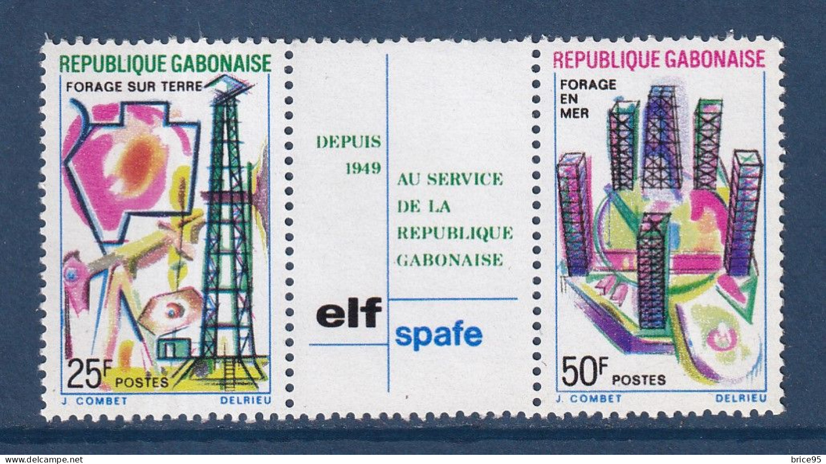 Gabon - YT N° 249 Et 250A ** - Neuf Sans Charnière - 1969 - Gabon (1960-...)