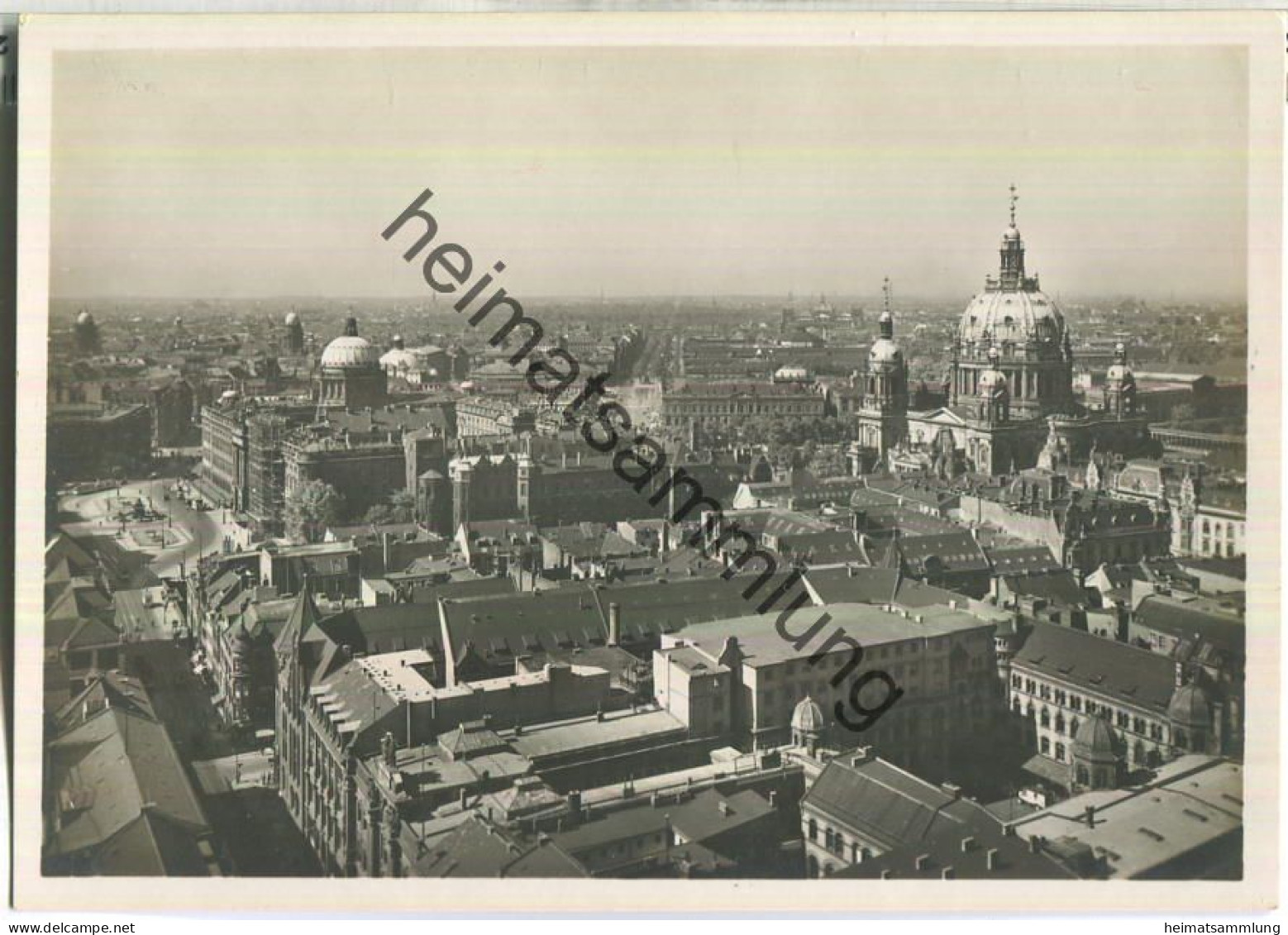 Berlin - Unter Den Linden - Blick Vom Rathausturm - Foto-Ansichtskarte - Verlag Hans Andres Hamburg - Mitte