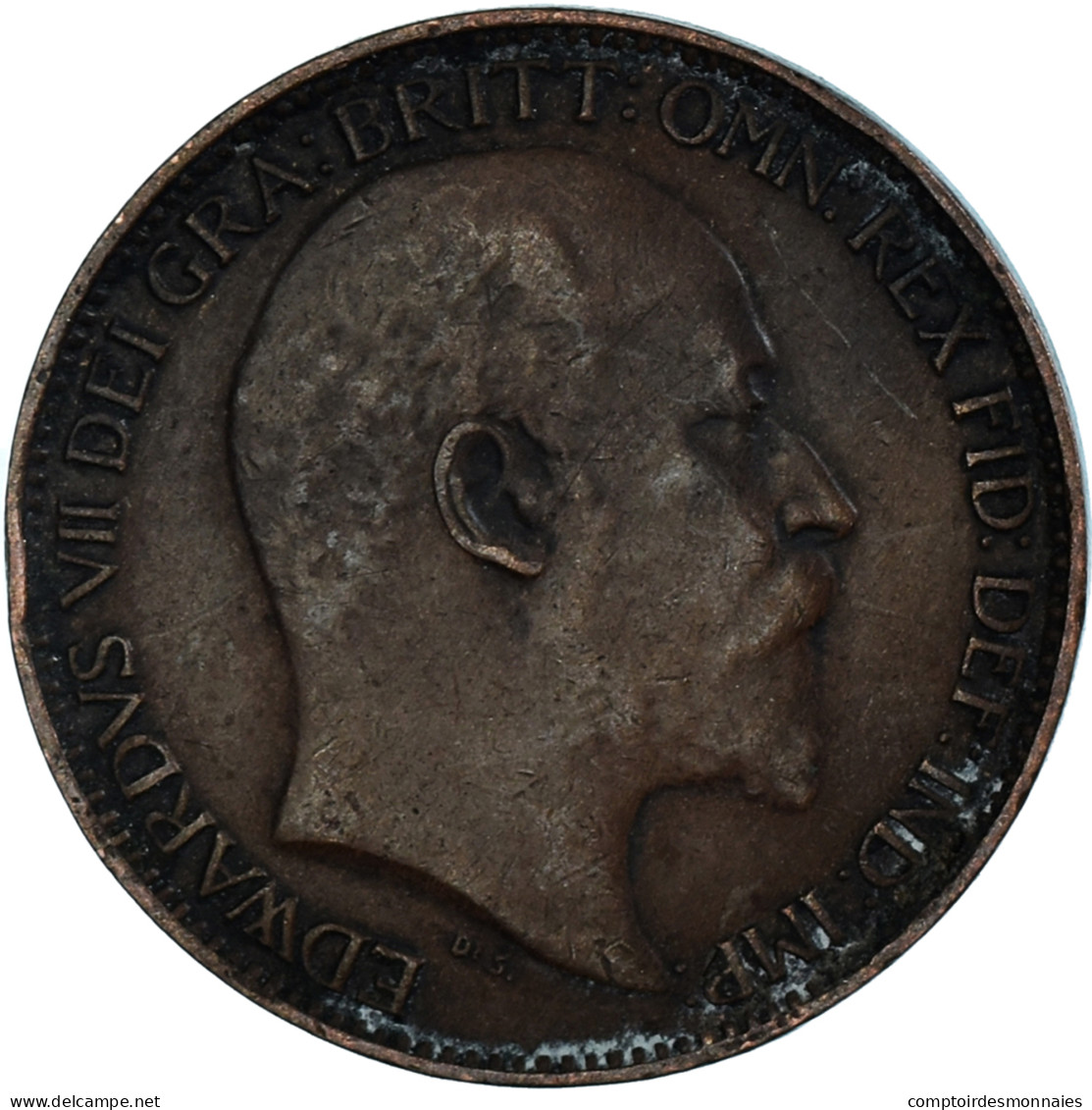 Monnaie, Grande-Bretagne, Farthing, 1907 - B. 1 Farthing