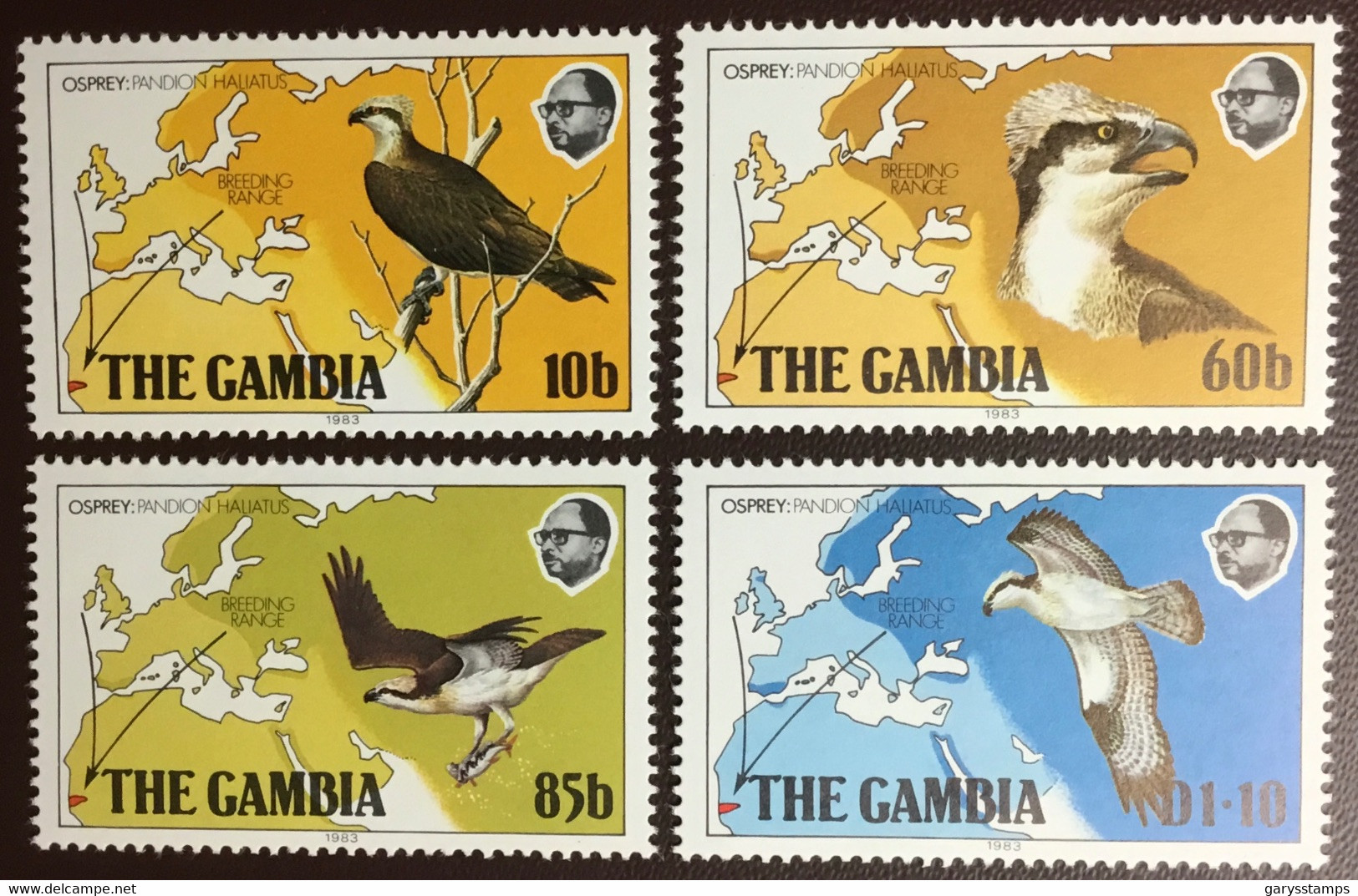 Gambia 1983 Osprey Birds MNH - Arends & Roofvogels