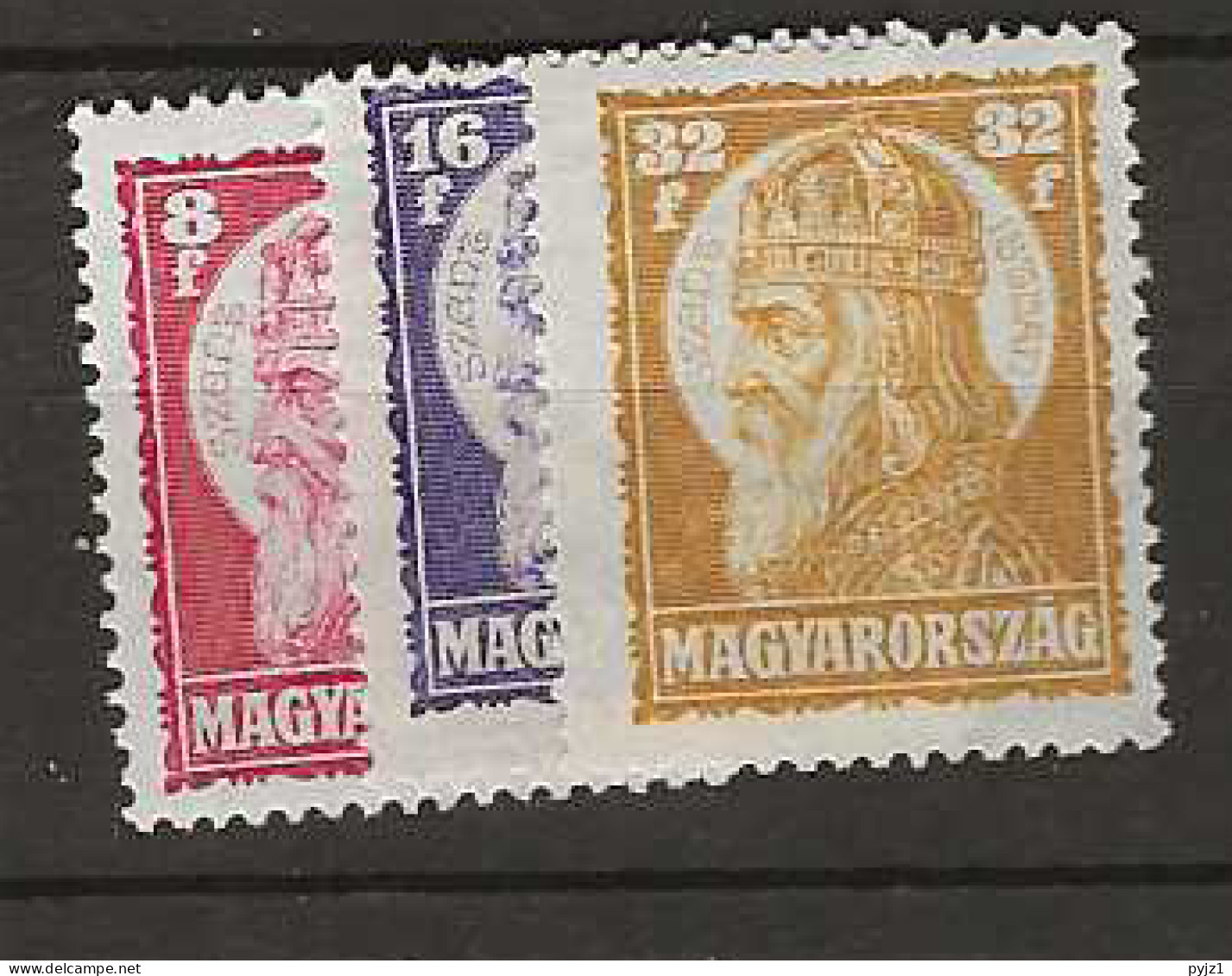 1929 MNH Hungary Mi 455-57 Postfris** - Ungebraucht
