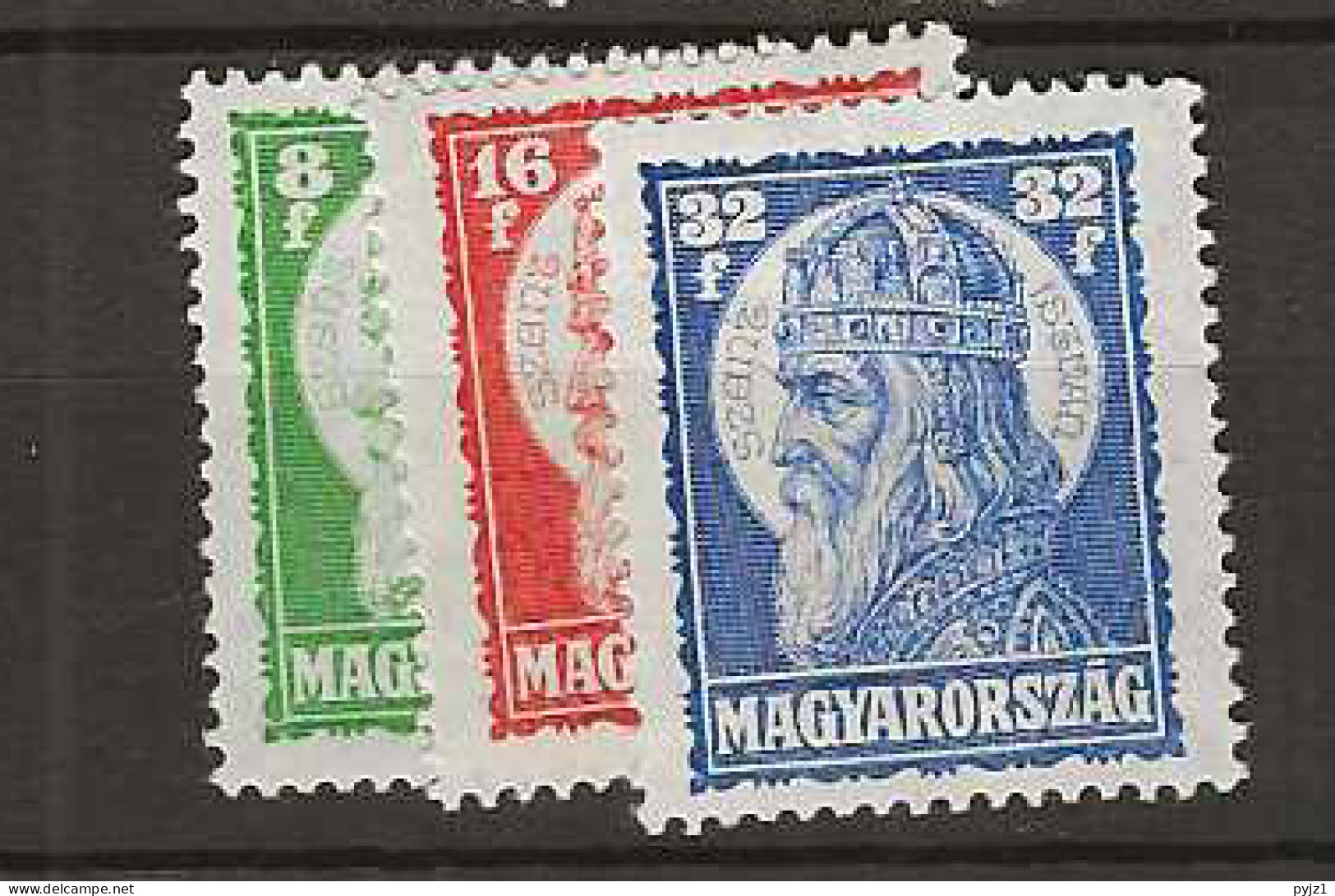 1927 MNH Hungary Mi 438-40 Postfris** - Unused Stamps
