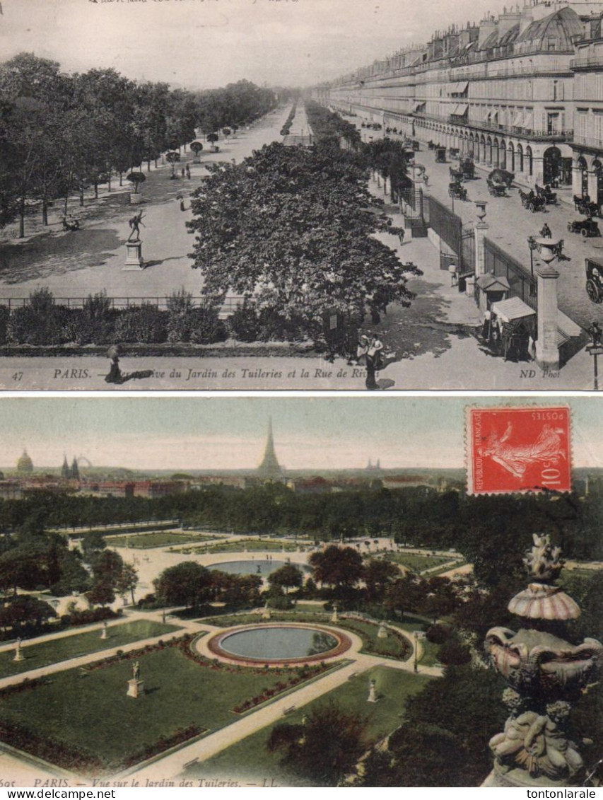 PARIS - PARC ET JARDINS  - LOT DE SEIZE CPA Et UNE CPSM Et 1 CP - Parques, Jardines