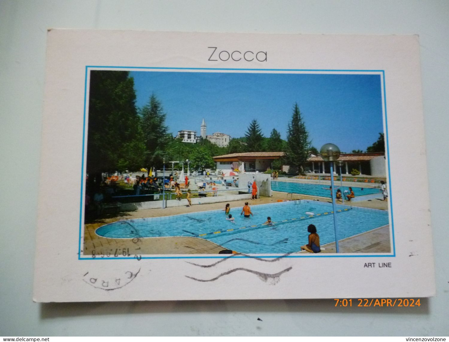 Cartolina Viaggiata "ZOCCA Piscina" 1996 - Modena