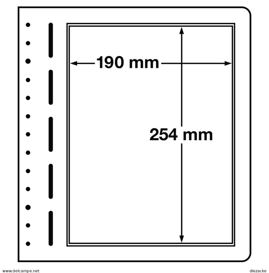 Leuchtturm LB Blankoblätter LB 1 (10er Pack) 313874 Neu ( - Blankoblätter