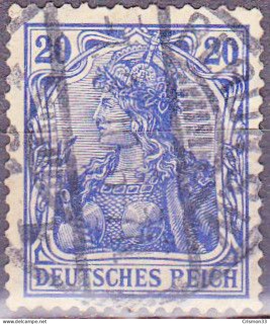 1905 - 1911- ALEMANIA - IMPERIO - GERMANIA DEUSTCHES REICH - YVERT 85 - Gebruikt