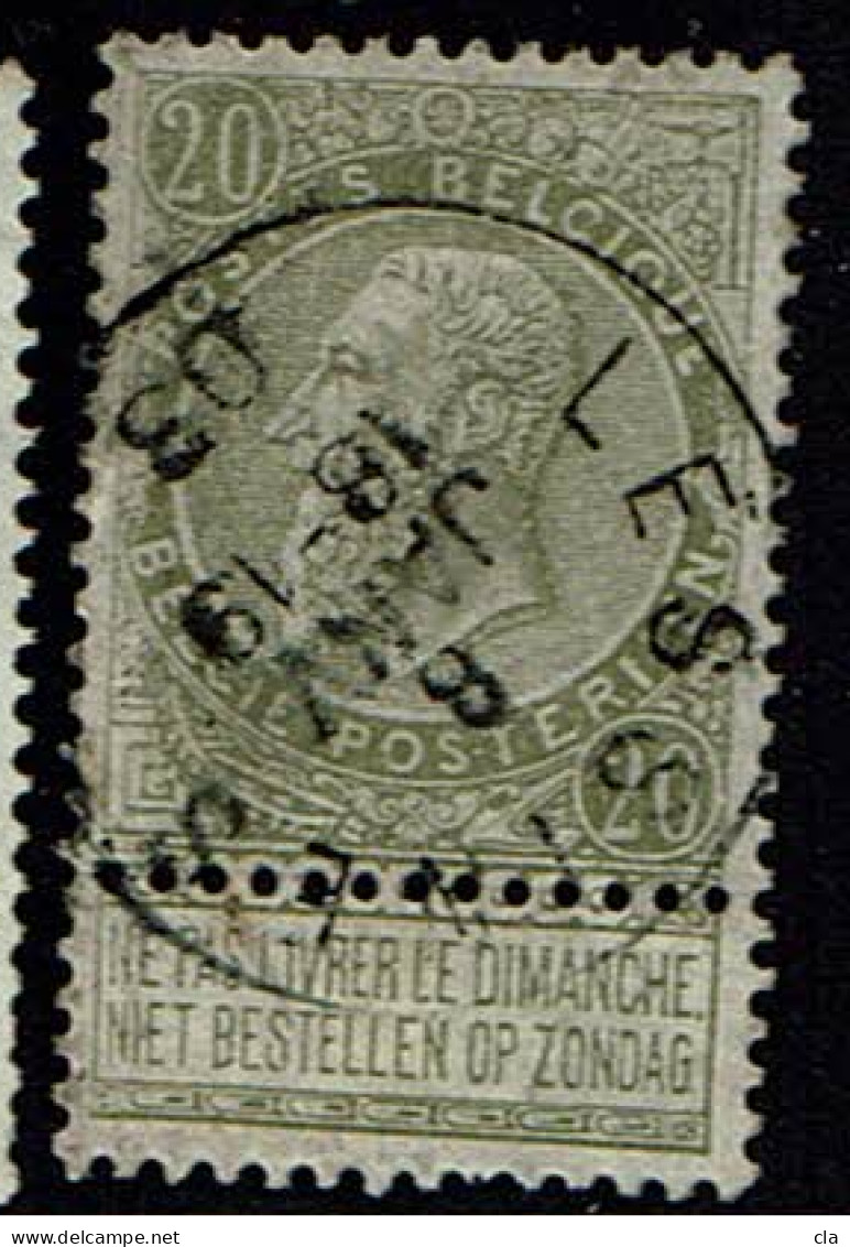 59 Obl  Lessines - 1893-1900 Schmaler Bart