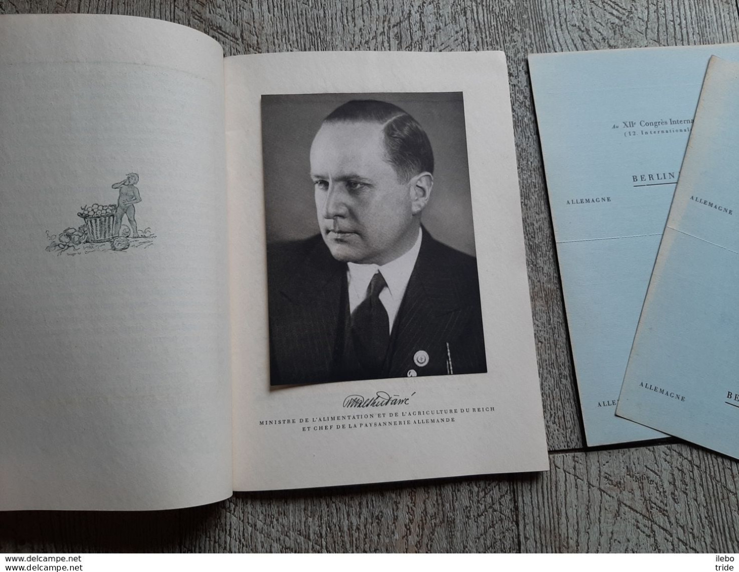 12e Congrès International D'horticulture Berlin 1938 Programme Dessins Sommaire En Photo - Programmes