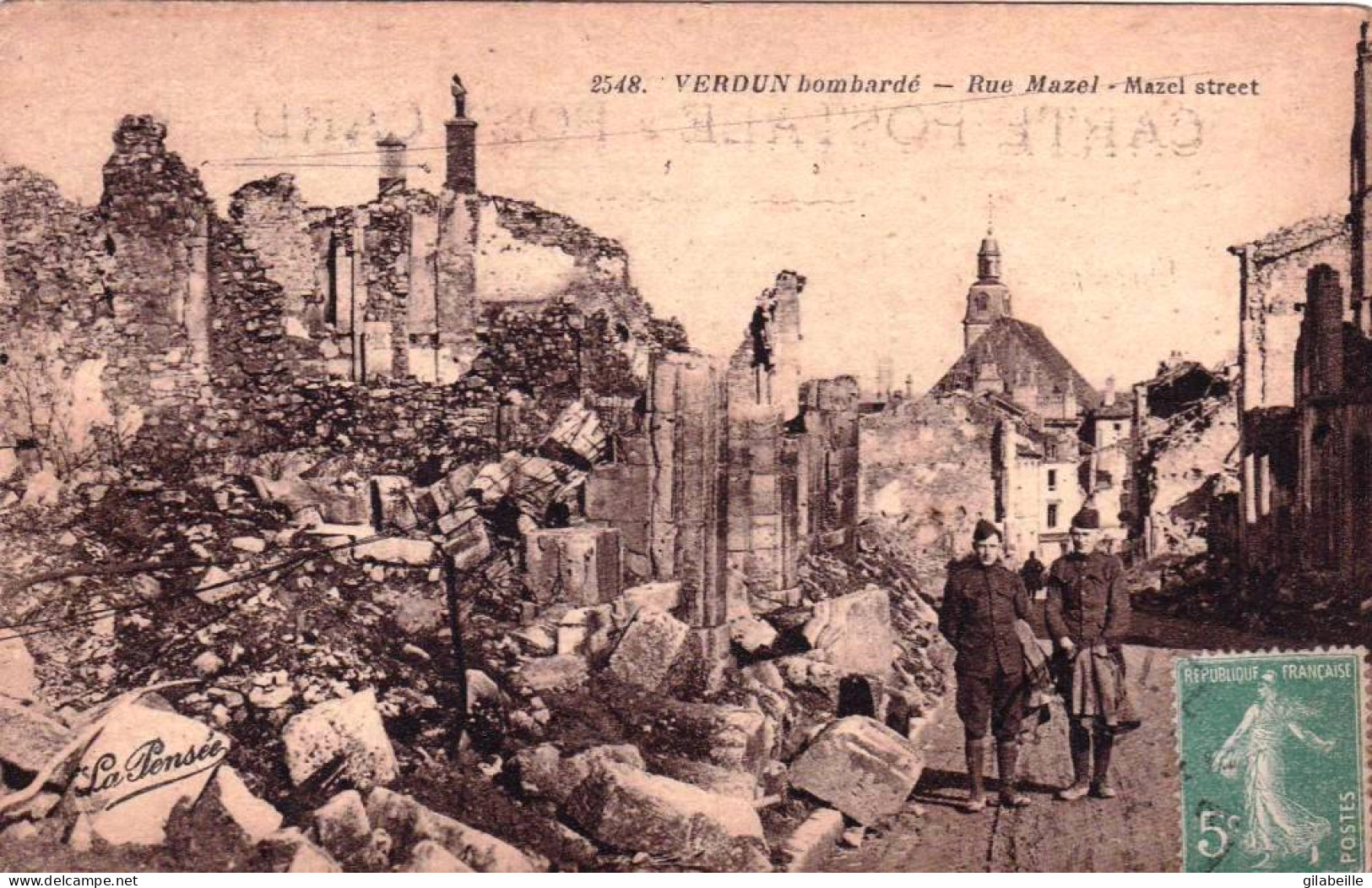 55 - Meuse -  VERDUN Bombardé - Rue Mazel - Verdun