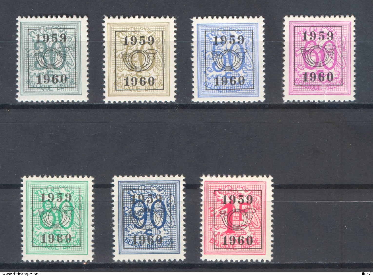 België PRE692-PRE698 XX Cote €69 Perfect - Typografisch 1951-80 (Cijfer Op Leeuw)