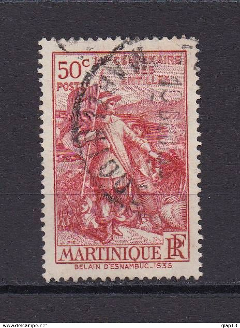 MARTINIQUE 1935 TIMBRE N°156 OBLITERE RATTACHEMENT DES ANTILLES A LA FRANCE - Used Stamps
