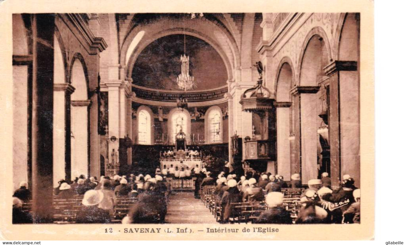 44 - Loire Atlantique -  SAVENAY -  Interieur De L'église - Savenay