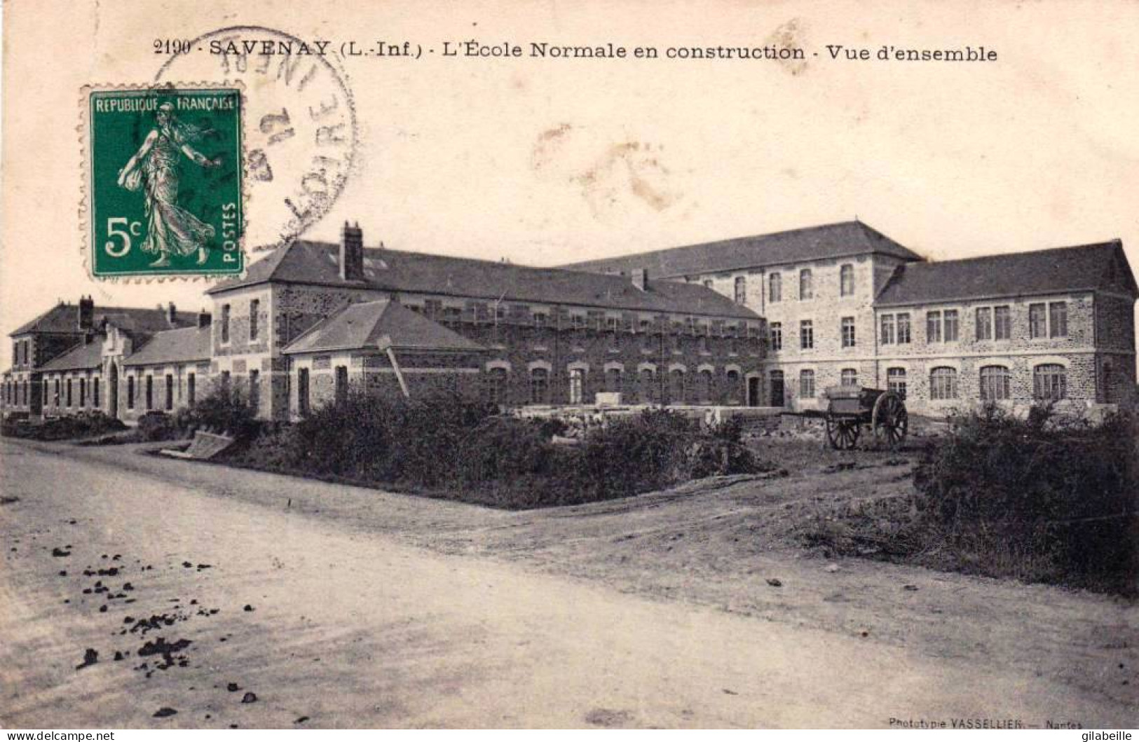 44 - Loire Atlantique -  SAVENAY -  L'école Normale En Construction - Savenay