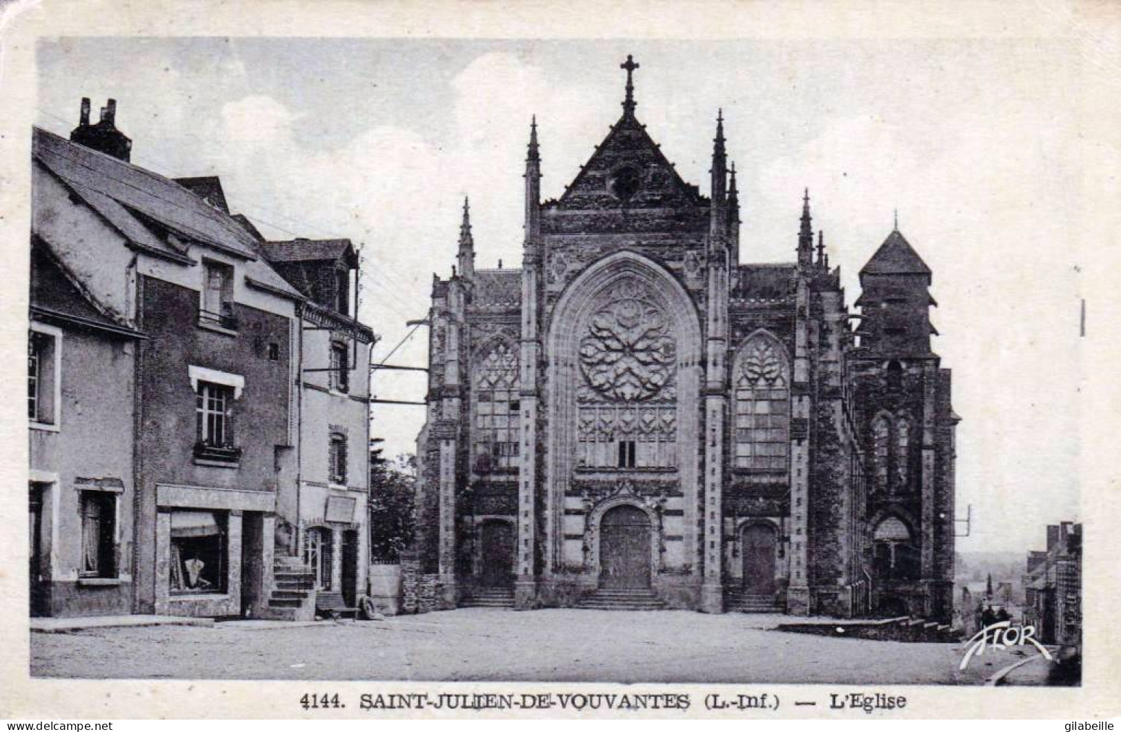 44 - Loire Atlantique -   SAINT JULIEN  De VOUVANTES  - L'église - Saint Julien De Vouvantes