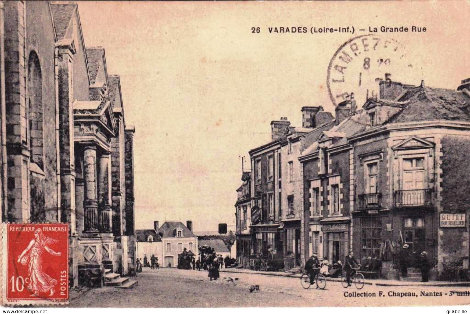 44 - Loire Atlantique -  VARADES -  La Grande Rue - Bourrelier - Varades