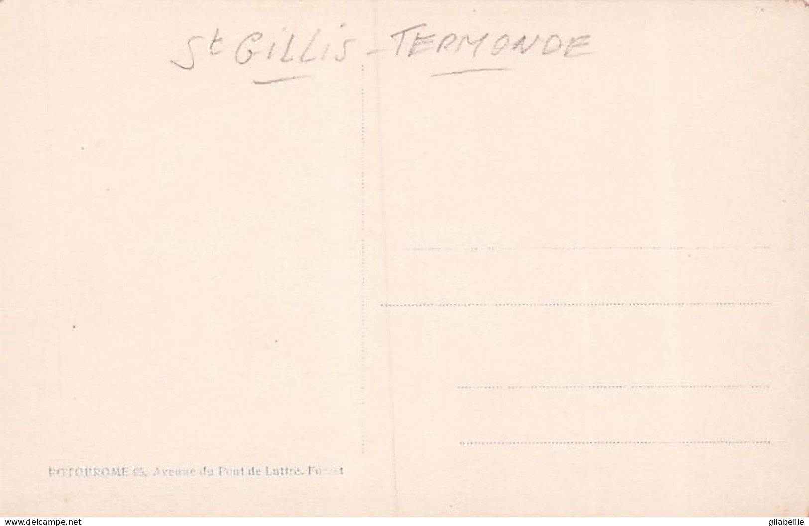 Belgique - Carte Photo -  Les Souverains A ST GILLES Lez TERMONDE - Inondations 1925-1926 - Royal Families
