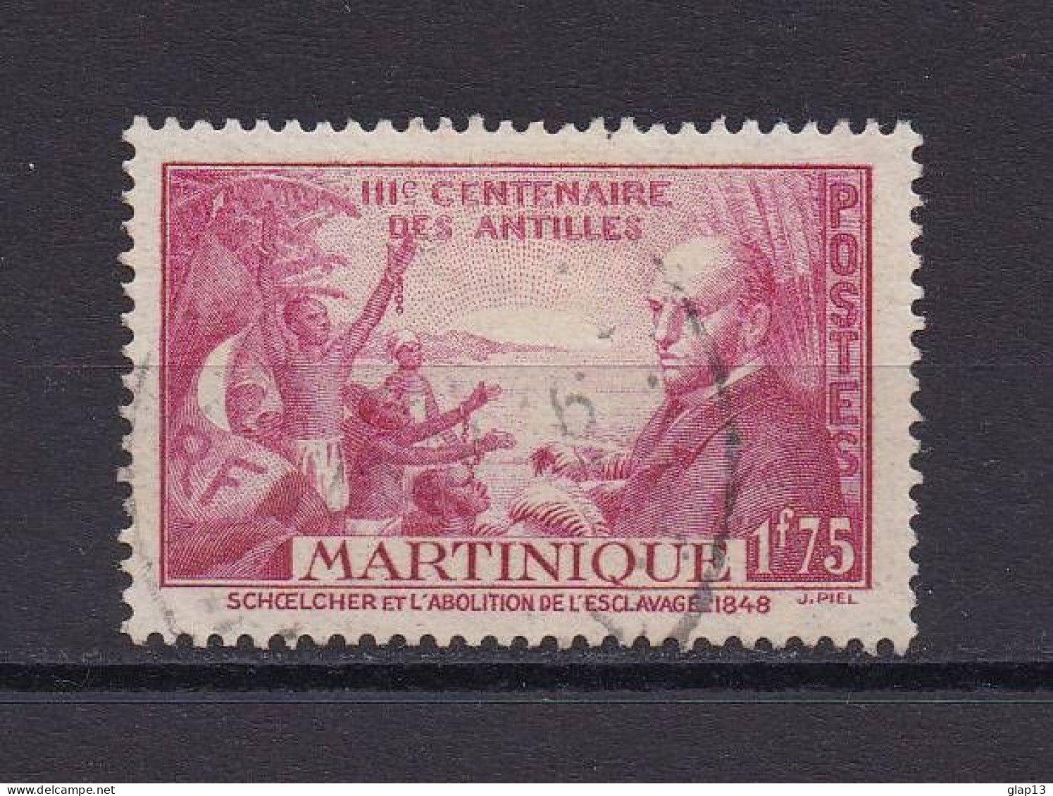 MARTINIQUE 1935 TIMBRE N°158 OBLITERE RATTACHEMENT DES ANTILLES A LA FRANCE - Used Stamps