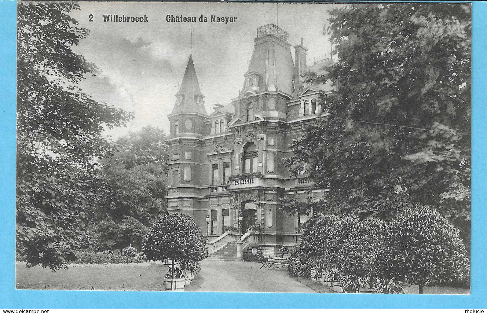 Willebroek-Willebroeck (Antwerpen)-1908-Kasteel-Château De Naeyer (Industrie Du Papier)-Imp.J.Emmers, Willebroeck - Willebroek