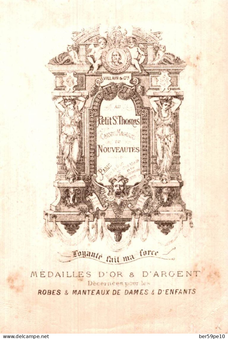 CHROMO AU PETIT SAINT THOMAS NOUVEAUTES A PARIS FLEURIT LA NOBLESSE ET LA FINANCE - Autres & Non Classés