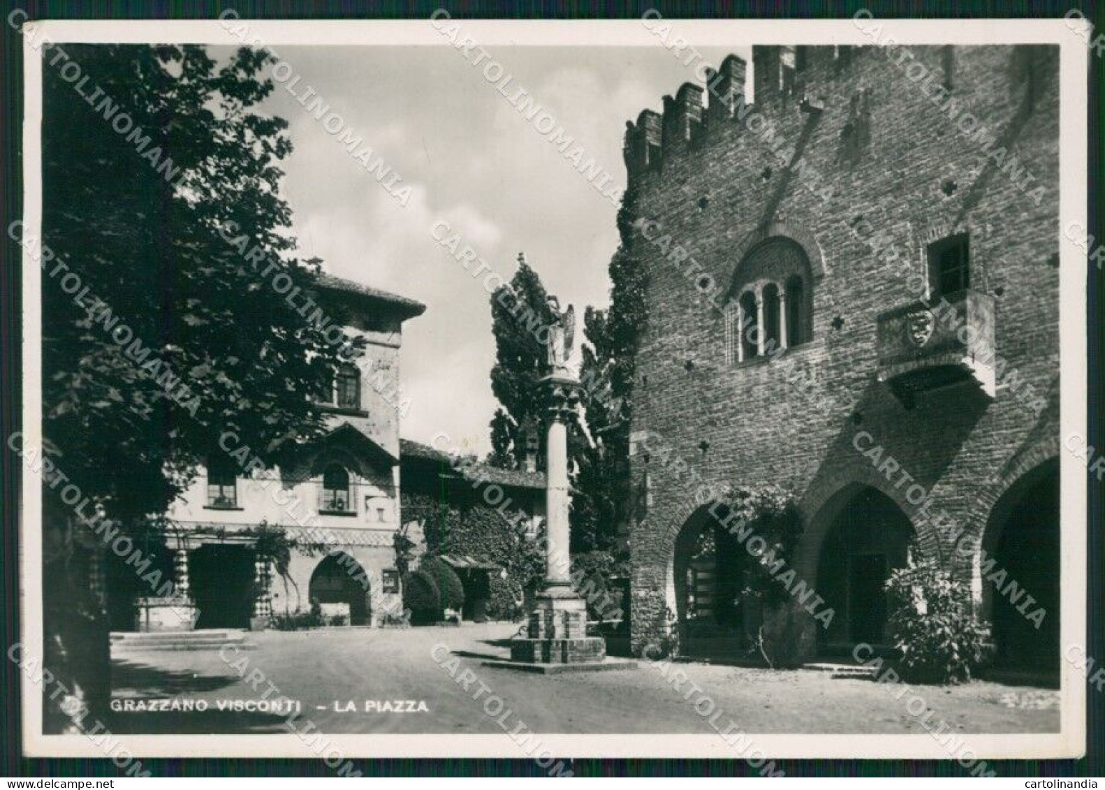 Piacenza Vigolzone Grazzano Visconti Foto FG Cartolina ZKM8434 - Piacenza