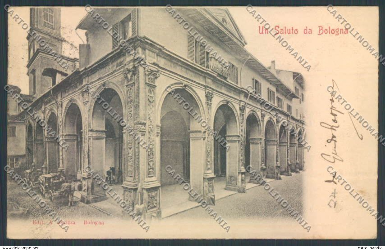 Bologna Città Carrozza Cartolina ZT1803 - Bologna