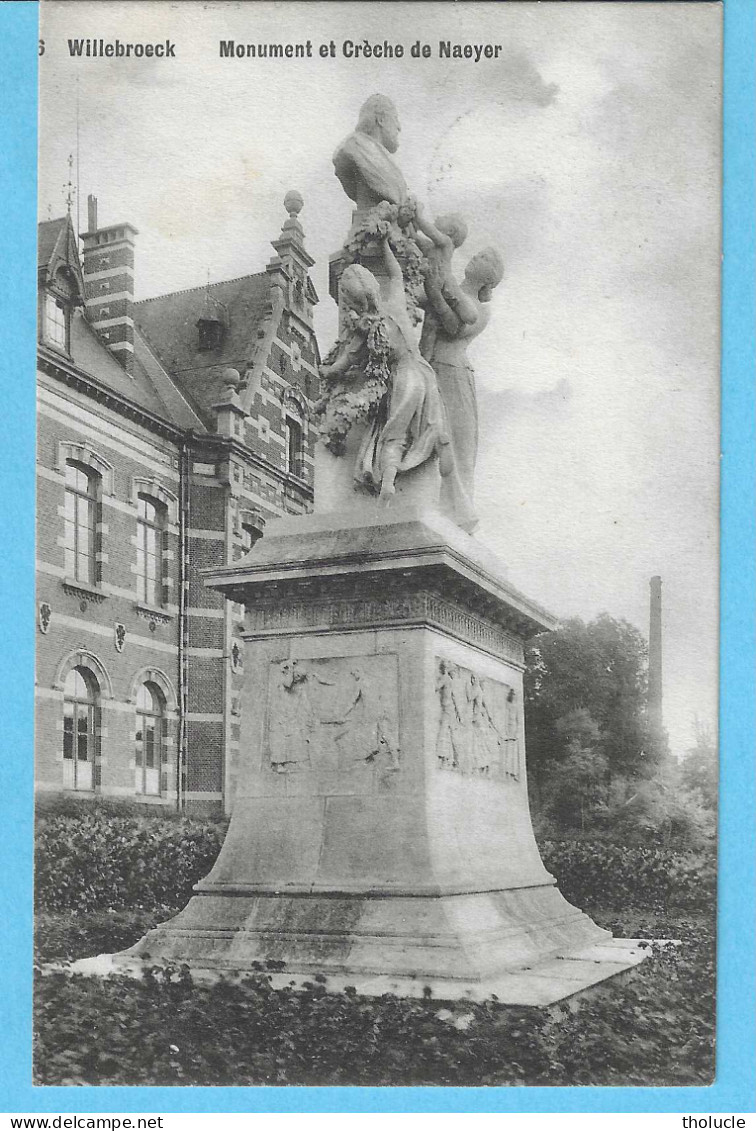 Willebroek-Willebroeck (Antwerpen)-1908-Monument Et Crèche De Naeyer (Industrie Du Papier)-Imp.J.Emmers, Willebroeck - Willebrök