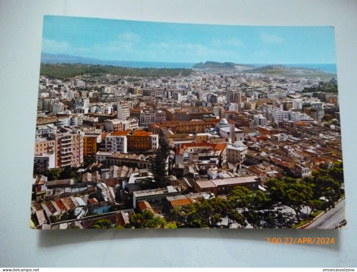 Cartolina Viaggiata "CAGLIARI Panorama Parziale" 1965 - Cagliari