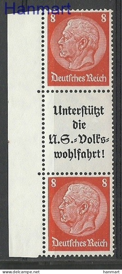 German Realm 1936 Mi S 134 MNH  (ZE5 REIs134) - Andere & Zonder Classificatie