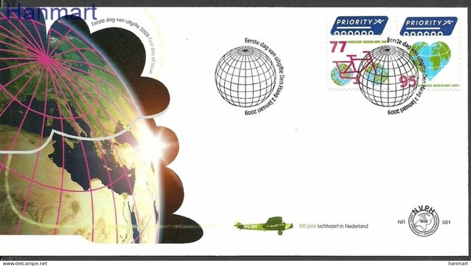 Netherlands 2009 Mi 2633-2634 FDC  (FDC ZE3 NTH2633-2634) - Autres & Non Classés