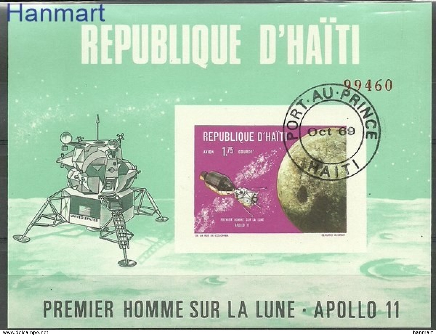 Haiti 1969 Mi Block 41 Cancelled  (SZS2 HAIbl41) - Autres & Non Classés