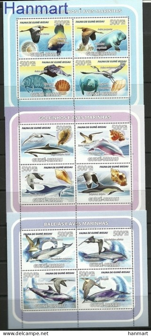 Guinea-Bissau 2008 Mi 3769-3780 MNH  (ZS5 GUBark3769-3780) - Albatrosse & Sturmvögel