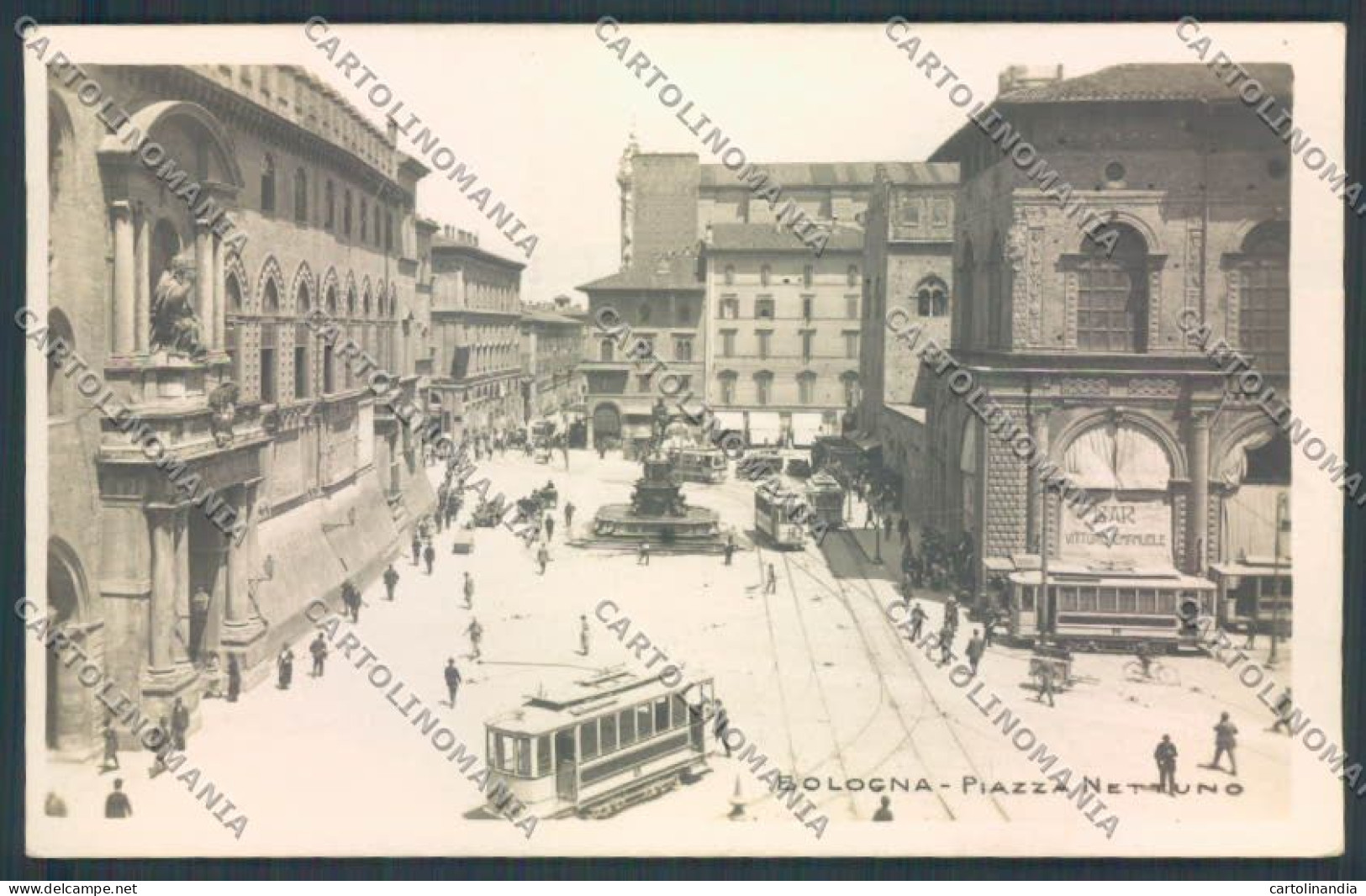 Bologna Città Tram Foto Cartolina ZT2222 - Bologna