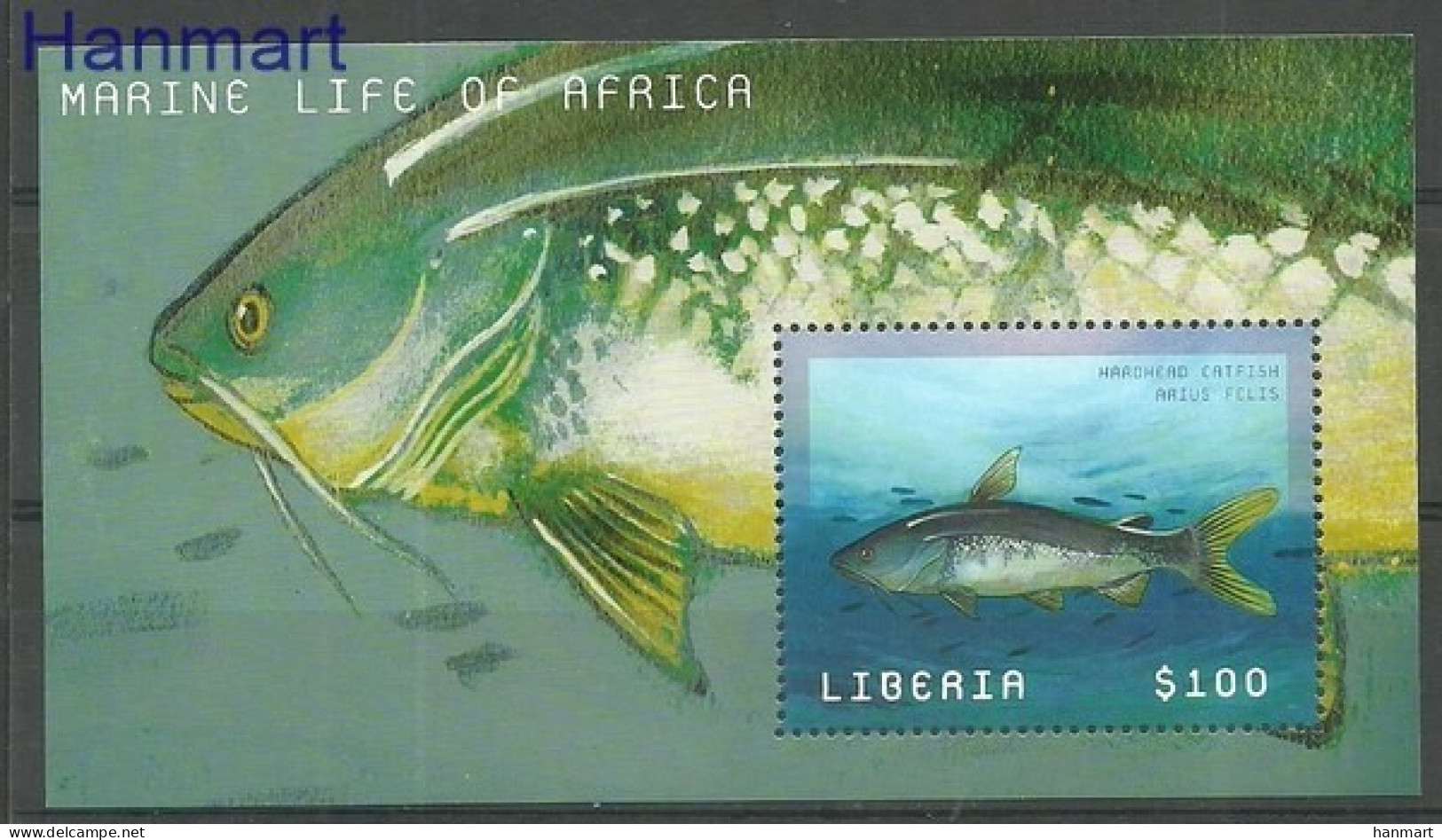 Liberia 2001 Mi Block 423 MNH  (ZS5 LBRbl423) - Fishes