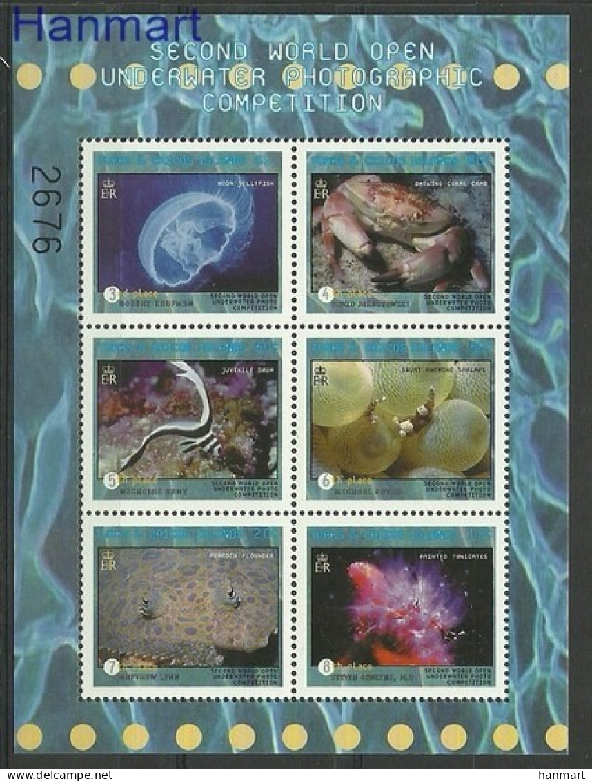 Turks And Caicos Islands 1999 Mi 1483-1488 MNH  (ZS2 TKIark1483-1488) - Marine Life